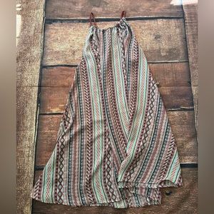 Artisan NY boho midi dress women’s small. Rope straps